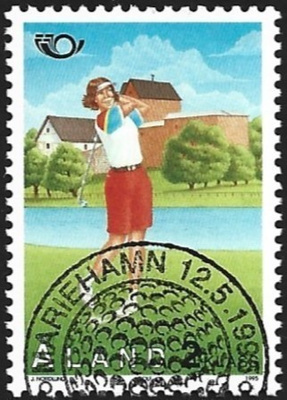 Åland 1995 Pohjola 2. luokka EP Lape 103 alareuna LOISTO