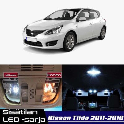 Nissan Pulsar (C12) Sisätilan LED-sarja 9-osainen