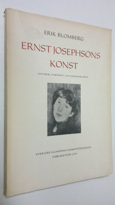 Erik Blomberg : Ernst Josephsons konst . Historie-, portr...
