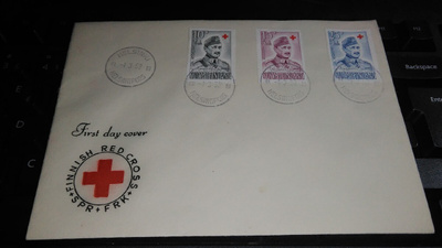Punainen Risti Mannerheim FDC Lape 22€ 26/10