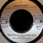 CHARLES D. LEWIS  ::  SOCA CITY  ::  VINYYLI  7"     1990 - pikkukuva 3