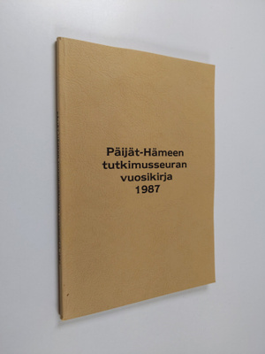 Päijät-Hämeen tutkimusseuran vuosikirja 1987