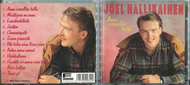 JOEL HALLIKAINEN . CD-LEVY . ANNA VIERELLESI TULLA