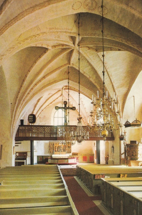 KIRKKOKORTTI - KORPPOON KIRKKO - SISÄKUVA - 1