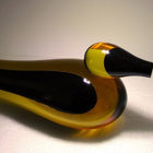 Keltainen Iittala G. Vigna bird Circoli art - pikkukuva 2