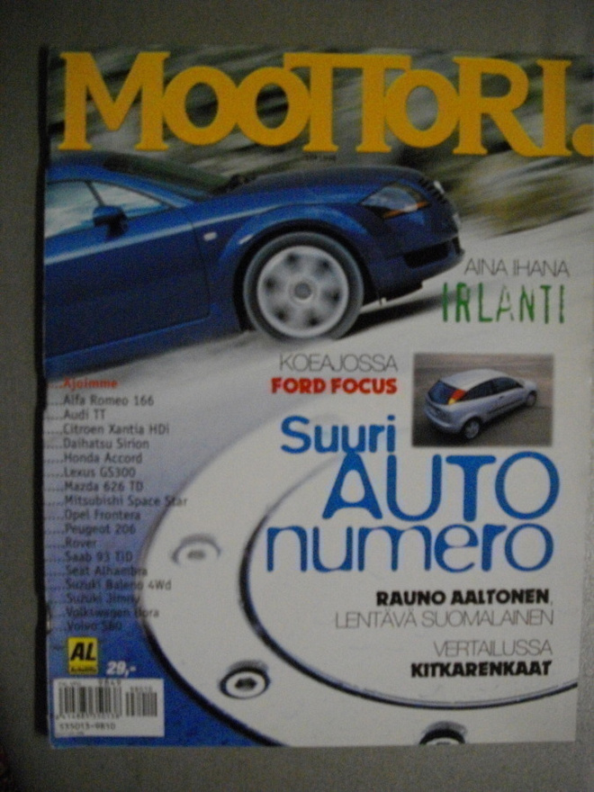 Moottori lehti Nro 10/1998 (10.11)