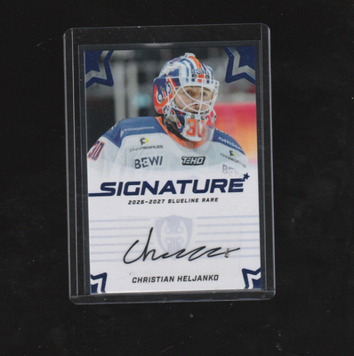 Christian Heljanko Signature /20 Blueline 2026-27 s1