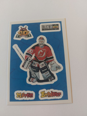 1996-97 Collector's Choice Stick'Ums #S24 Martin Brodeur