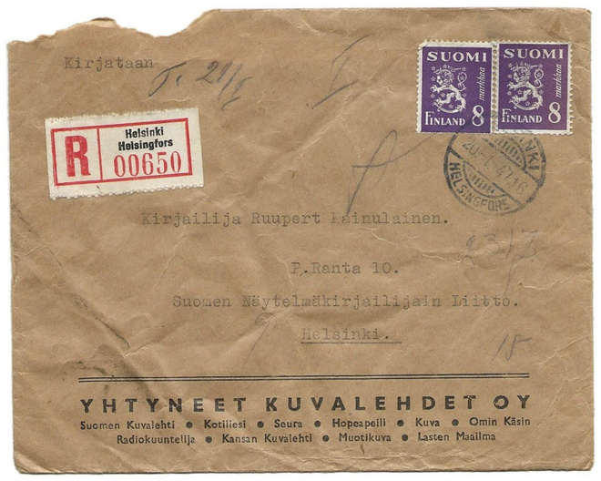 R-kuori Helsinki (1947) firmakuori