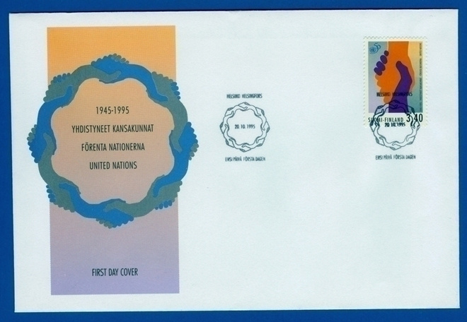 FDC – YK 50 vuotta 20.10.1995 Lape 1311