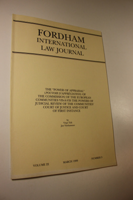 Virpi ym. Tiili : Fordham International Law Journal Volum...