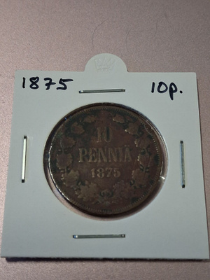 Suomi 10 Penniä 1875