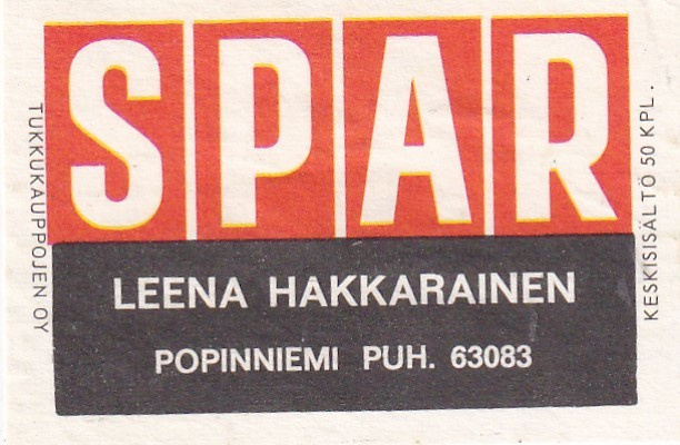 Popinniemi, Leena Hakkarainen, SPAR  b547
