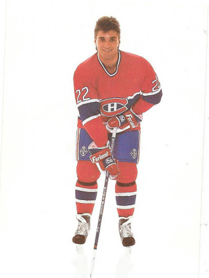 1988-89 Montreal Canadiens Teamissued #22 Jose Charbonneau