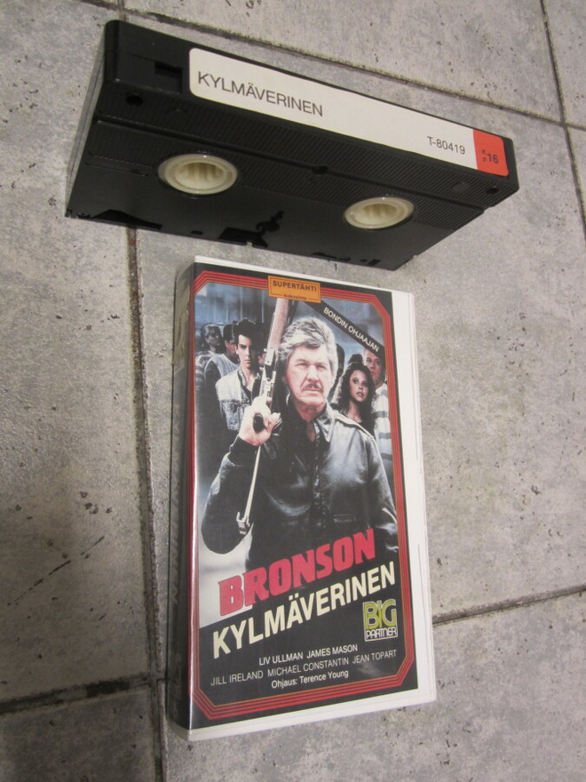 bronson - kylmäverinen : vhs - SUPERTÄHTI KOKOELMA