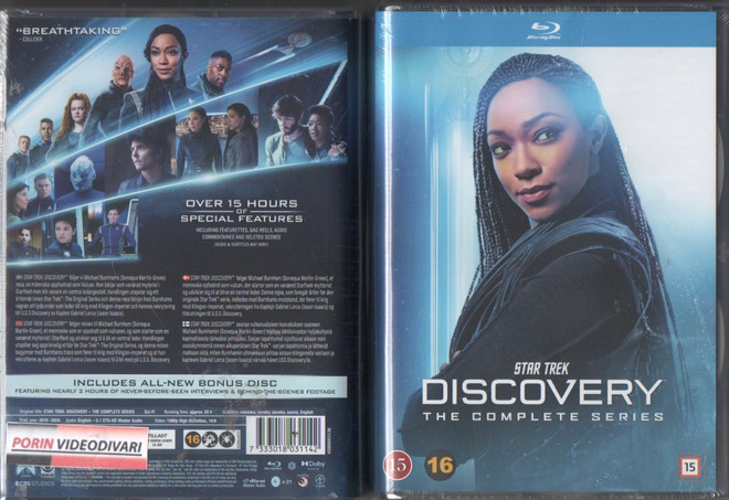 Star Trek Discovery Complete Series	(86 490)	UUSI	-FI-	BLU-R
