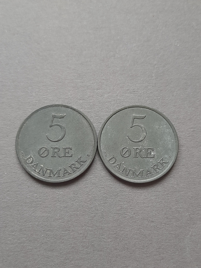 Tanska 5 öre 1952,1958