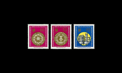 DDR 1090-2 ** Leipzigin kevätmessut (1965)