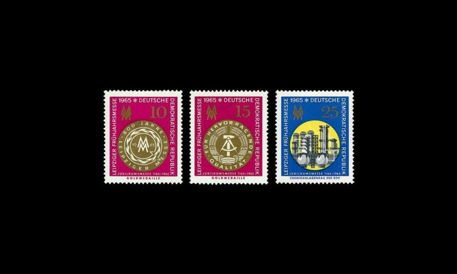 DDR 1090-2 ** Leipzigin kevätmessut (1965)