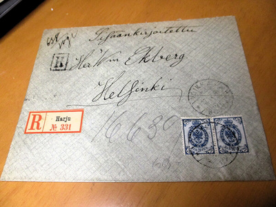 1906 Voikka + R kirjausleima + R Harju kuorella