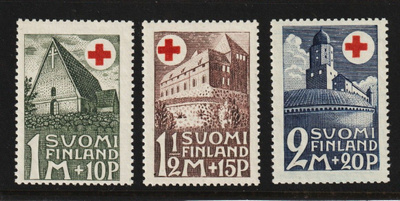 1931 Punaisen Ristin merkkisarja leimaamattomana**