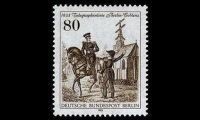 Berlin 693 ** Lennätinyhteys 150v (1983)