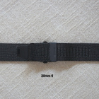 Musta 20mm mesh ranneke taittolukolla - pikkukuva 3