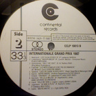 GRAND PRIX '87  ::  EUROVISION  1987  ::  VINYYLI      LP - pikkukuva 4