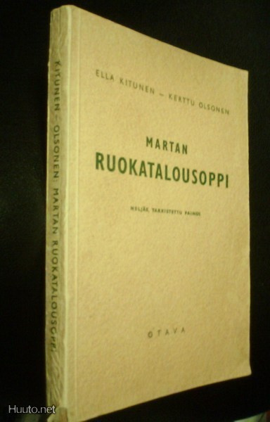 Kitunen, Olsonen: Martan ruokatalousoppi (1952) Sis.pk:t