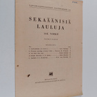 Sekaäänisiä lauluja : 108. vihko - pikkukuva 1