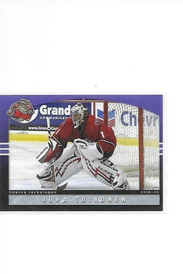 2008-09 Odessa Jackalopes #1 Juha Toivonen HPK farmi mv