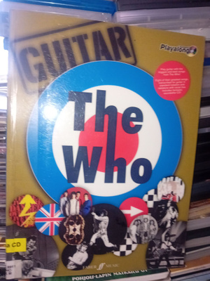Nuottikirja + CD : The Who : GUITAR PLAYA ( SIS POSTIKULU )