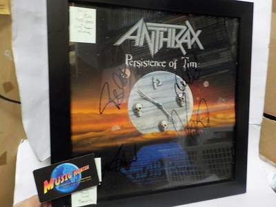 ANTHRAX - PERSISTENCE OF TIME M-/EX+ LP NELJÄLLÄ NIMMARILLA