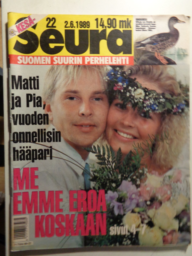 Seura lehti Nro 22/1989 (26.10)