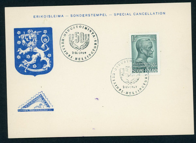 FDC 1949 Osuustoiminta 50 vuotta