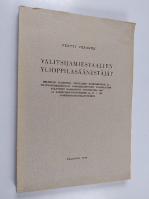 Pertti Pesonen : Valitsijamiesvaalien ylioppilasäänestäjät
