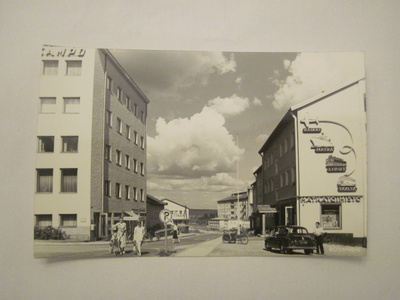 VANHA Postikortti Rovaniemi 1950-l Alkup.Mallikappale