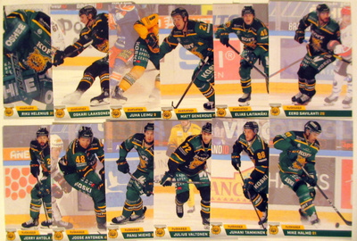 Cardset 2018-19 Ilves 217-228 teamset