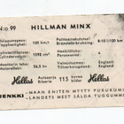 Purkkakuva Hellas Autosarja n:o 99 HILLMAN MINX - pikkukuva 2
