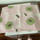 Unikko pöytäliina ja 2 tablettia vaalean punainen - pikkukuva 4