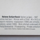 KULKEMATON HELENA SCHJERFBECK NAINEN JA LAPSI 1887 - pikkukuva 2