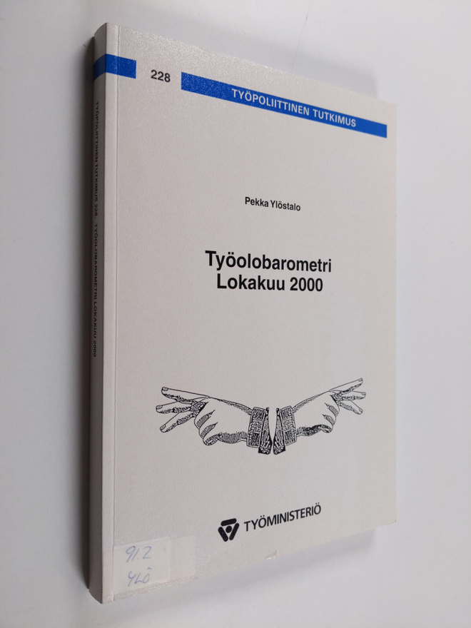 Pekka Ylöstalo : Työolobarometri : lokakuu 2000