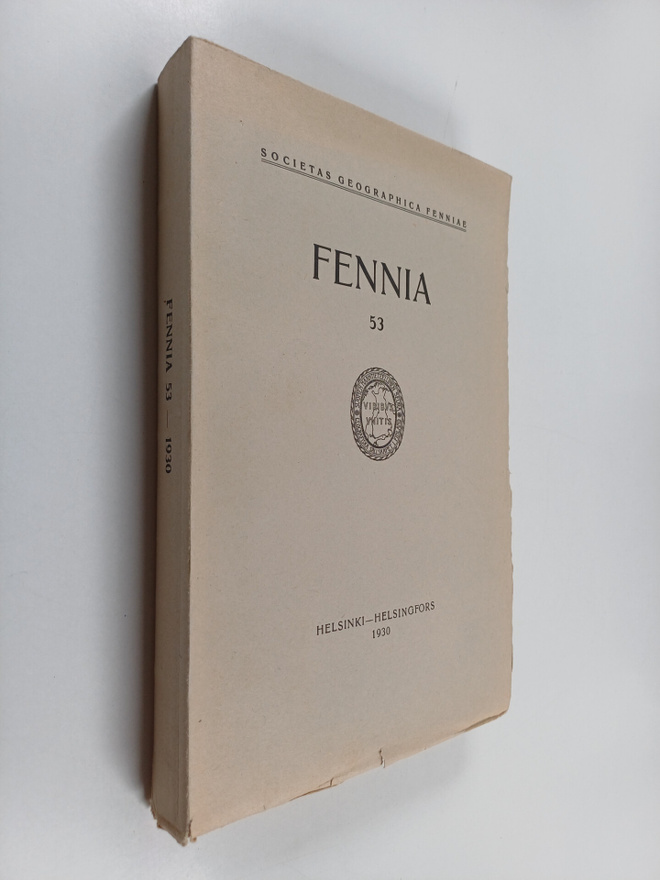 V. Tanner : Fennia 53 : Studier över kvartärsystemet i Fe...