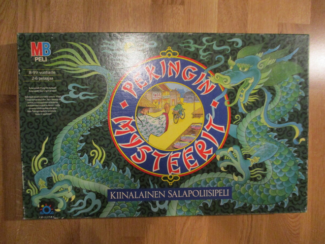 PEKINGIN MYSTEERIT salapoliisipeli * MB 1989 lautapeli ALKUP