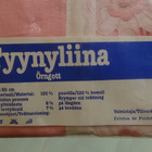Vintage Romantic Rosa brodyyri - tyynynliina 80-luvulta - pikkukuva 4