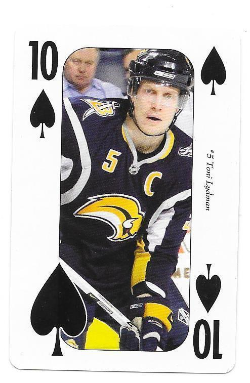 Buffalo Sabres Playing Cards #S10 Toni Lydman