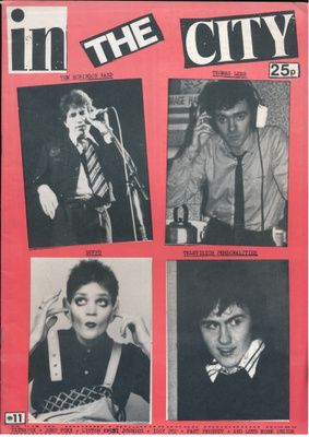 IN THE CITY #11 (1979) Iggy Pop TOM ROBINSON BAND Ultravox