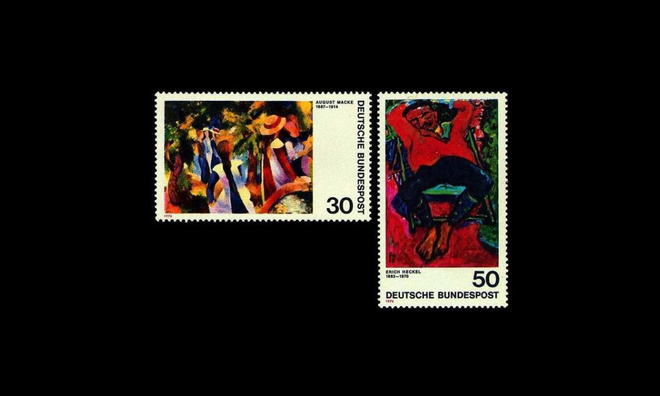 Saksa 816-7 ** Saksalainen ekspressionismi (1974)