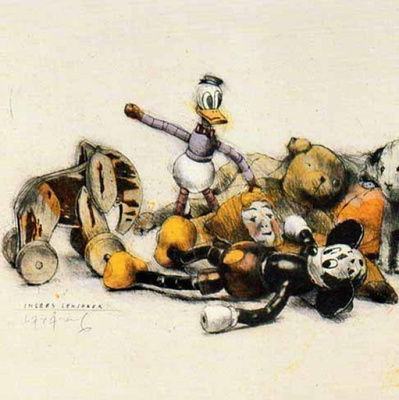DISNEY / Aku Ankka, Mikki Hiiri ja muita leluja.