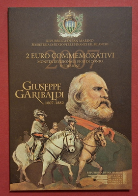 San Marino 2 € 2007, Garibaldi.